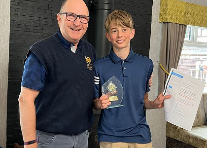 Edward wins the 2024 Junior Development Championship